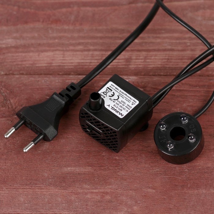 Фонтан Фонтан "Дом с соломенной крышей" 13х17 см (с подсветкой)