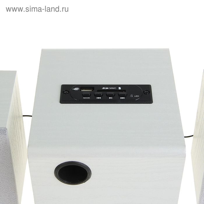 Компьютерные колонки 2.1 SmartBuy SPARTA SBA-210, 2х2 Вт+8 Вт, MP3, FM, 220 В, белые Компьютерные колонки 2.1 SmartBuy SPARTA SBA-210, 2х2 Вт+8 Вт, MP3, FM, 220 В, белые