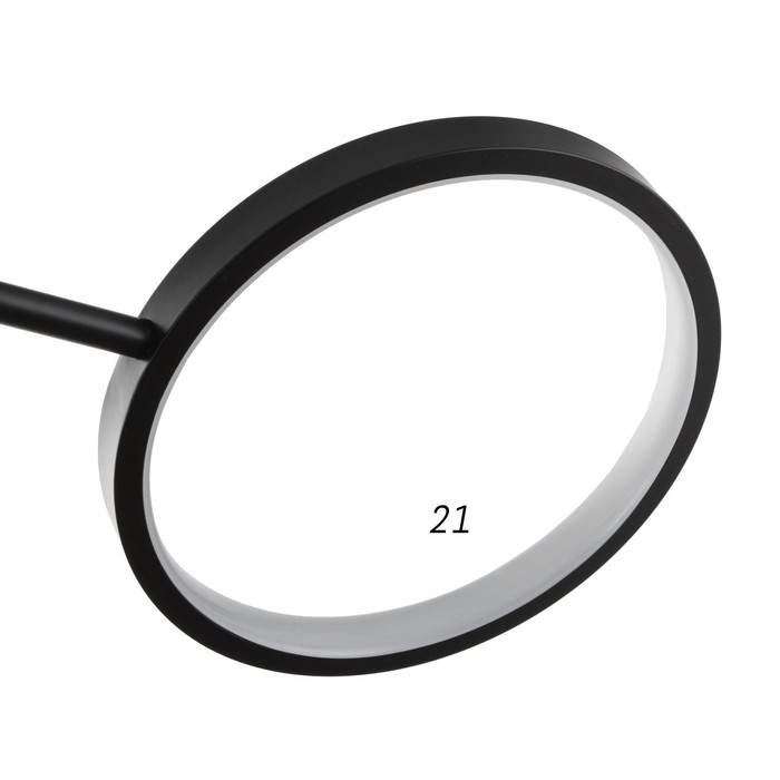 Люстра с ПДУ 2298/7BK LED 156Вт 3000-6000К черный 105х99х15 см BayerLux