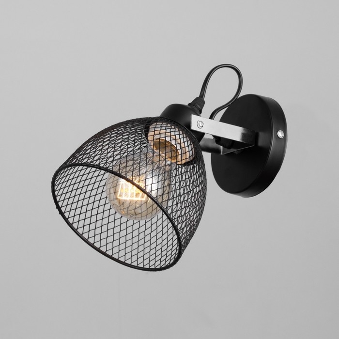 Бра 662411/1 40Вт E27 черный 23х13х18 см