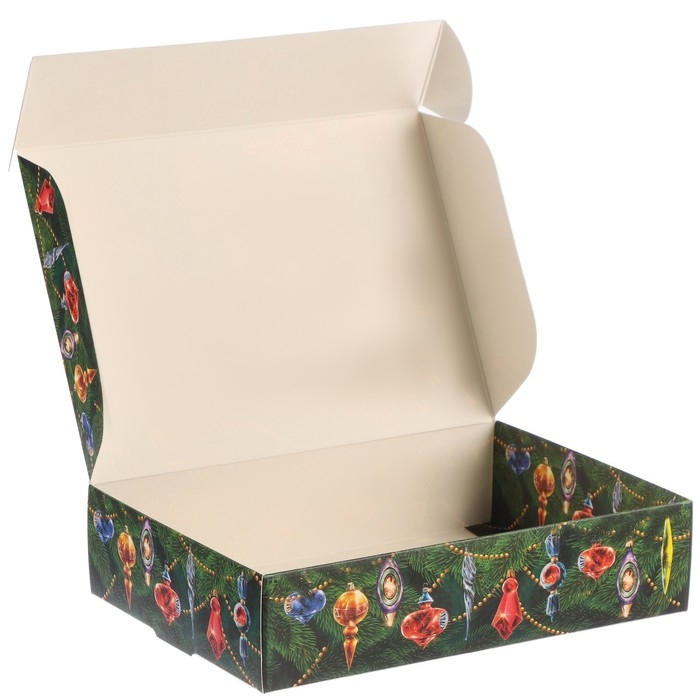 Коробка подарочная Коробка подарочная "С Новым Годом!", Чебурашка, 21х15х5 см