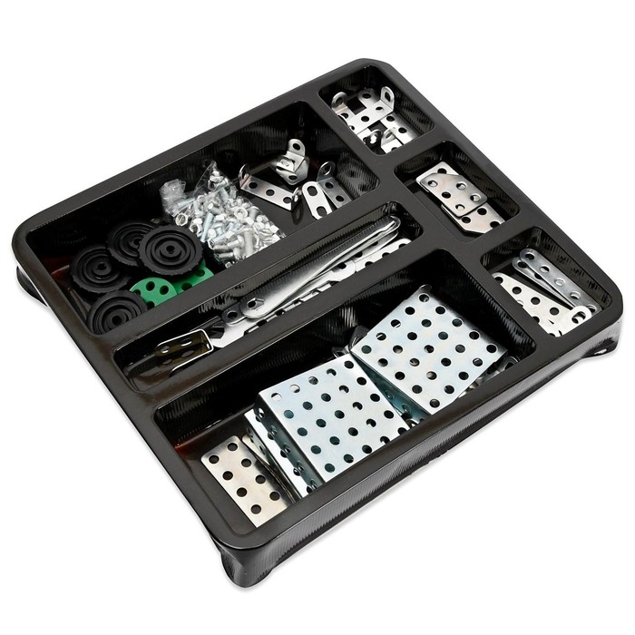 Конструктор металлический «10К» для уроков труда №1, 130 деталей Конструктор металлический «10К» для уроков труда №1, 130 деталей