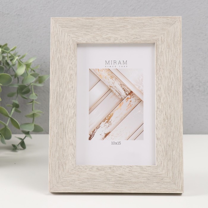 Фоторамка Gallery 10х15 см, 651645-4, бежевый (пластиковый экран) Фоторамка Gallery 10х15 см, 651645-4, бежевый (пластиковый экран)