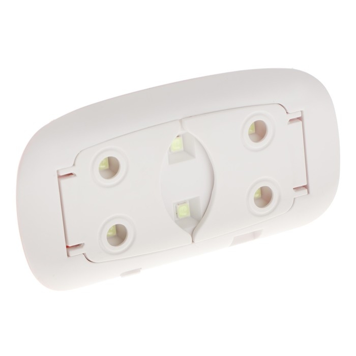 Лампа для гель лака Luazon LUF-22, LED, 6 Вт, 6 диодов, таймер 45/60 с, USB, розовая Лампа для гель лака Luazon LUF-22, LED, 6 Вт, 6 диодов, таймер 45/60 с, USB, розовая