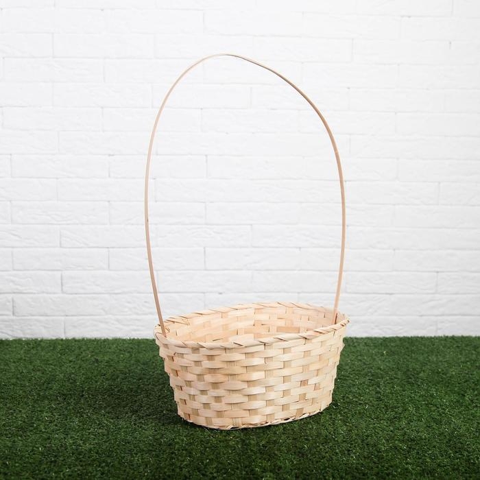 Корзина плетёная, бамбук, натуральный цвет Корзина плетёная, бамбук, натуральный цвет