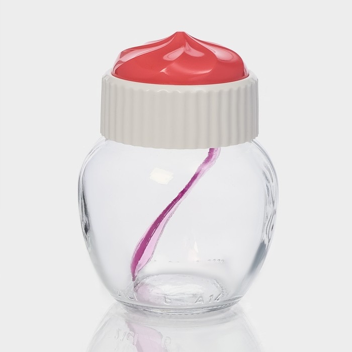 Банка стеклянная для сыпучих продуктов Cupcake, 210 мл, с крышечкой МИКС Банка стеклянная для сыпучих продуктов Cupcake, 210 мл, с крышечкой МИКС