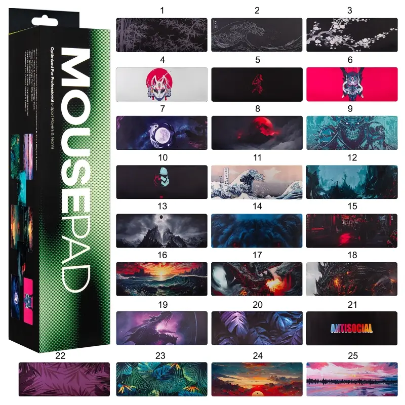 Коврик для мышки XXL в ассортименте (300*800*2mm) (50шт/кор)