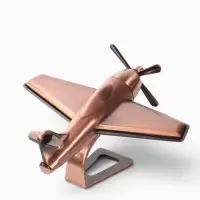 Фигура интерьерная &laquo;Самолёт&raquo;,11.5&times;14&times;6.5 см, медный