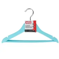 VETTA Набор вешалок детских деревянных, 2 шт, 32см, 2 цвета