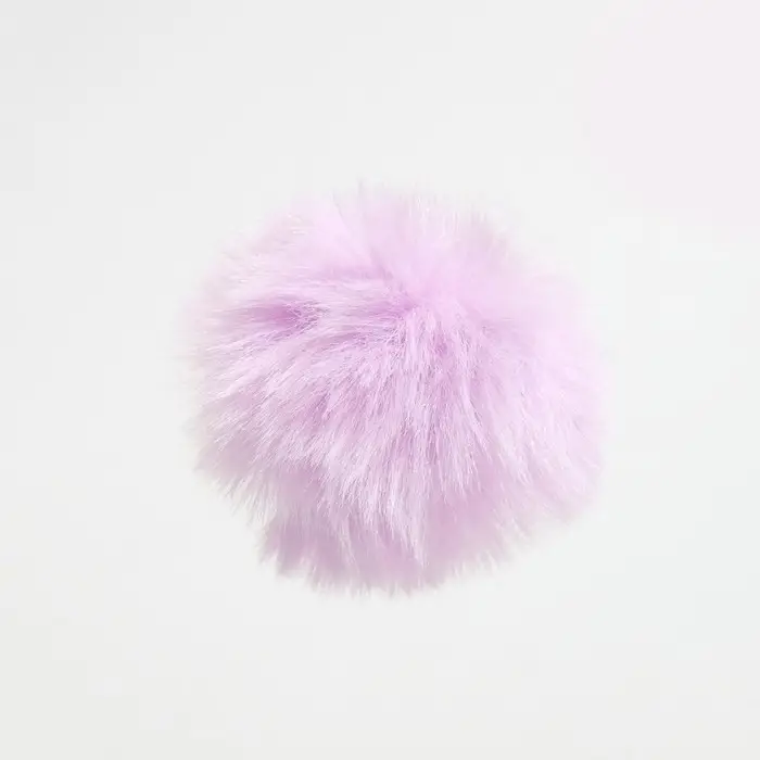 Игрушка для кошек Игрушка для кошек "Меховой шарик", искусственный мех, 5 см, лиловая
