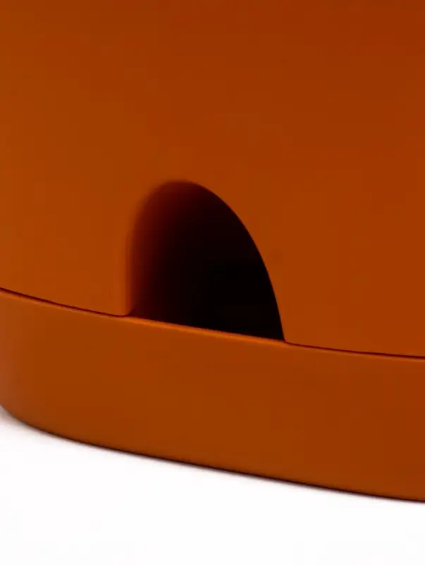 Кашпо с прикорневым поливом 15 л D-29,5см, H-31см карамель "Гранд"