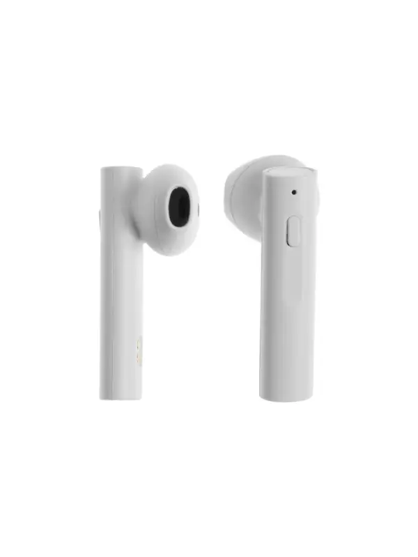 Наушники TWS беспроводные, Mybit VBT 1.18, вкладыши, Bluetooth 5.0, 30/200 мАч, с солнечной панелью, белые