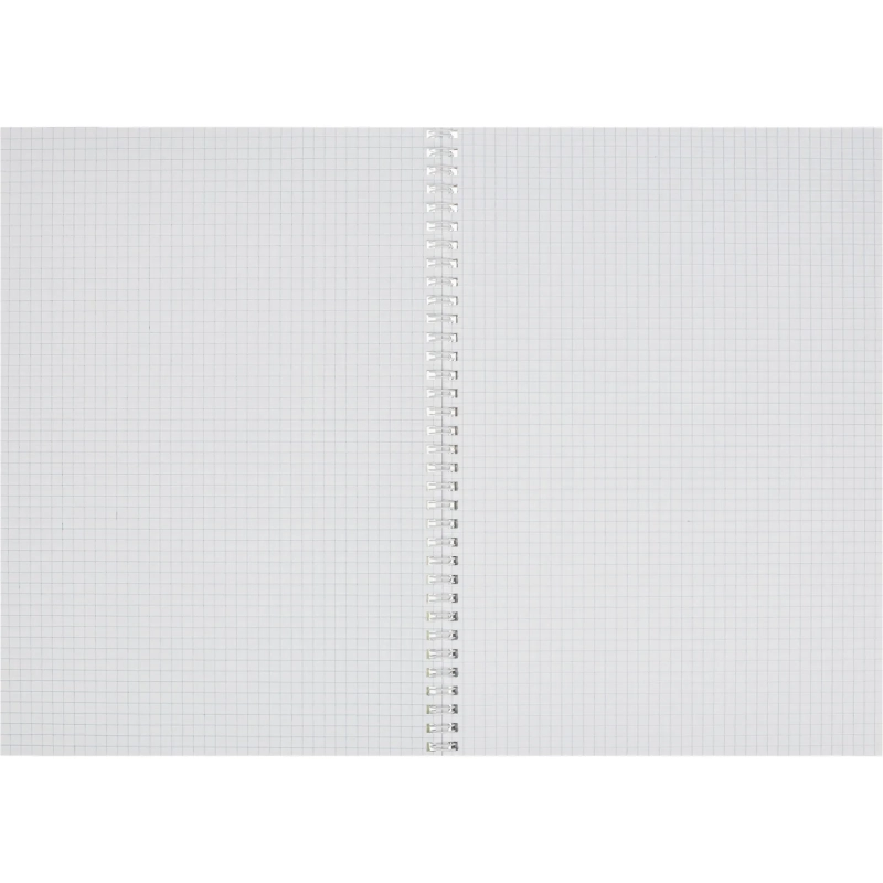 Тетрадь общая Attache,80л,клет,А4,спир,обл.мел.карт