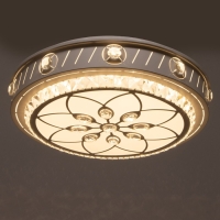 Люстра с ПДУ 1232/1 LED 95Вт 3000-6000К белый 50х50х9 см BayerLux