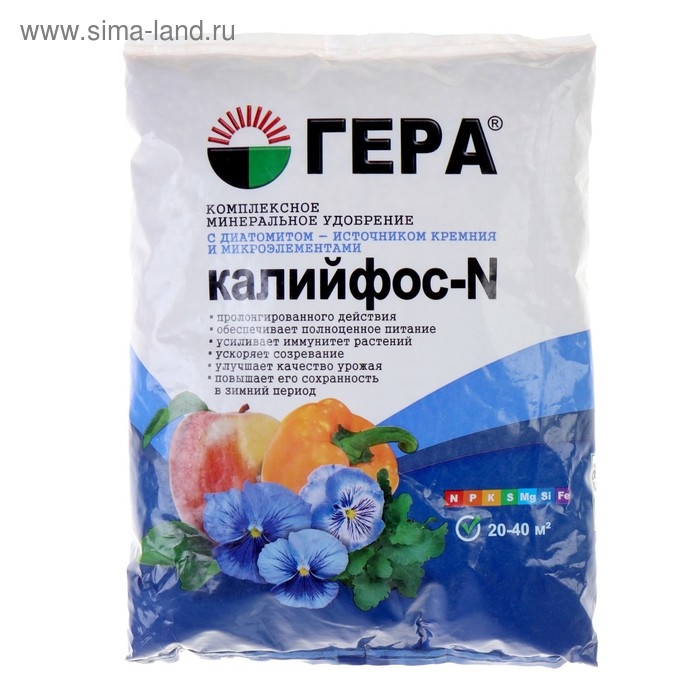 Минеральное удобрение "ГЕРА" Калийфос-N, 0,9 кг