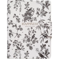 Ежедневник датированный 2026 IF 14х20см 160л, на спир Happiness I1755/black