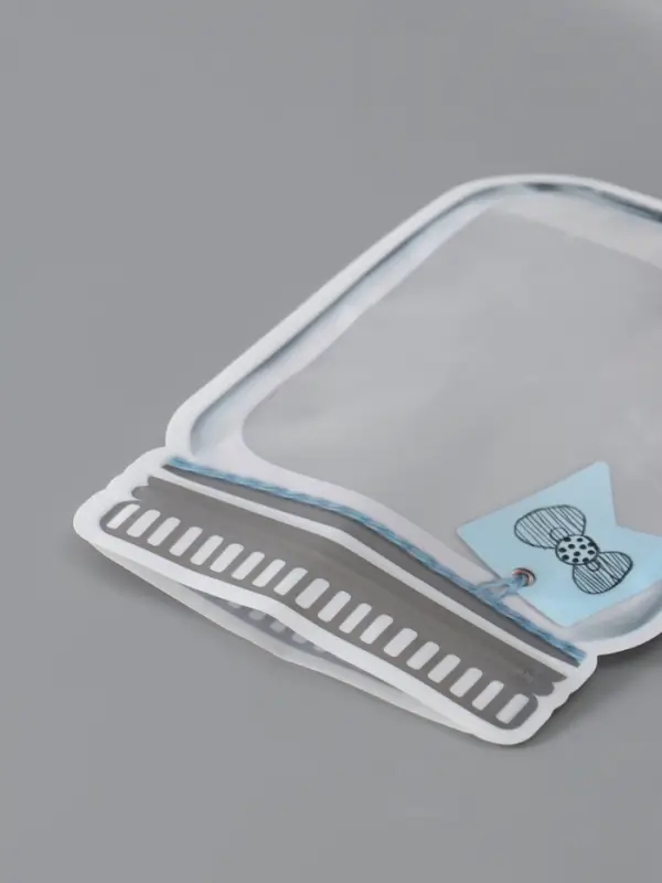 Пакет для хранения Пакет для хранения "Стеклянная баночка. Бант и снежинки", застёжка zip-lock 20 х13,7+6 см