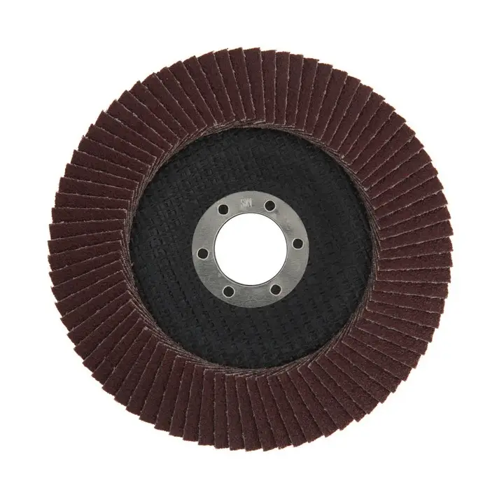 Круг лепестковый торцевой конический ТУНДРА, 125&times;22 мм, Р80