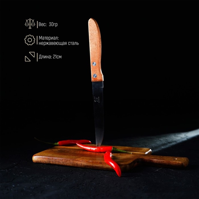 Нож кухонный Доляна «Эльбрус», лезвие 11,5 см Нож кухонный Доляна «Эльбрус», лезвие 11,5 см