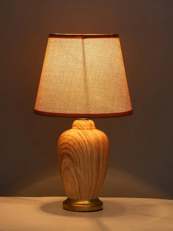 Лампа настольная RISALUX &laquo;Вуди&raquo;, E14, 40 Вт, бежевая, 16&times;16&times;28 см