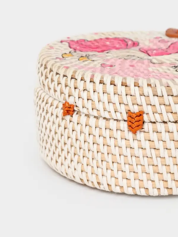 Сумка плетёная ротанг &laquo;Единорог&raquo;, 15&times;6&times;60 см