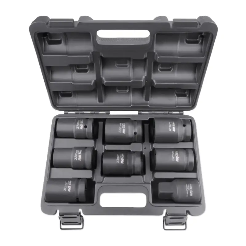 Набор головок для механического гайковерта 1"DR (22-41мм) (8 предметов) AVS NGL01-8I