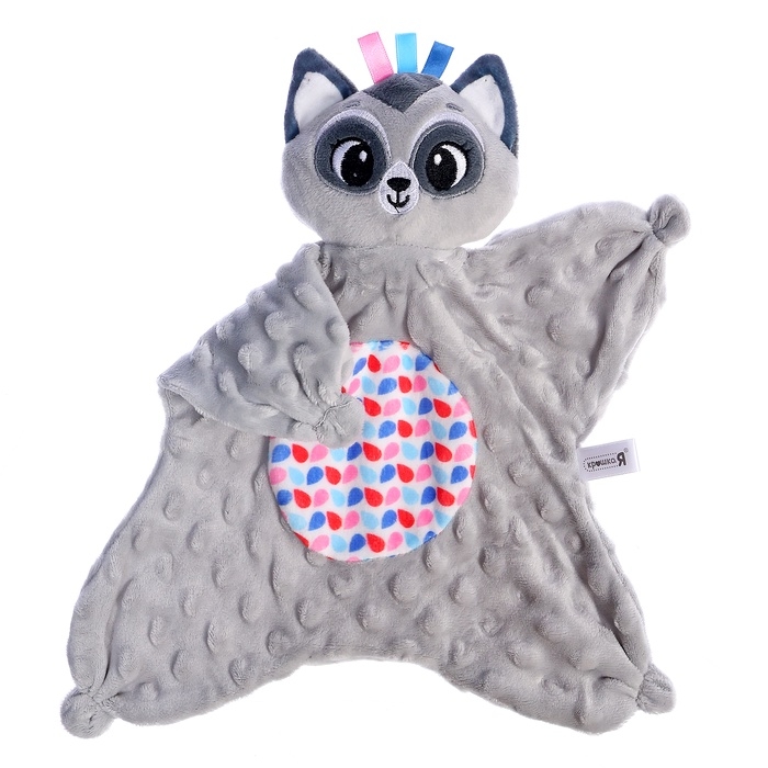 Мягкая игрушка - комфортер «Енотик», серый Мягкая игрушка - комфортер «Енотик», серый