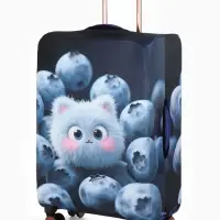 Чехол для чемодана &laquo;Пушистик&raquo;, 28", синий