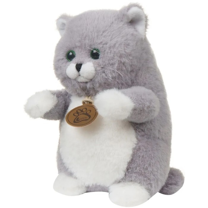 Мягкая игрушка «Кот толстый», цвет серый, 20 см Мягкая игрушка «Кот толстый», цвет серый, 20 см
