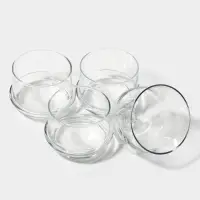 Набор ёмкостей Berry, 220 мл, 3 шт., стекло, прозрачный