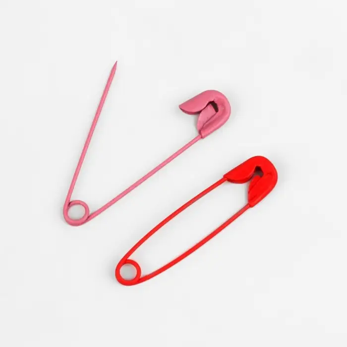 Булавки английские, 27 мм, 10 шт., цвет разноцветный