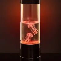 Лава - лампа RISALUX &laquo;Медузы&raquo;, подсветка, RGB, USB, 3-5 Вт, чёрная, 9&times;9&times;25.5 см