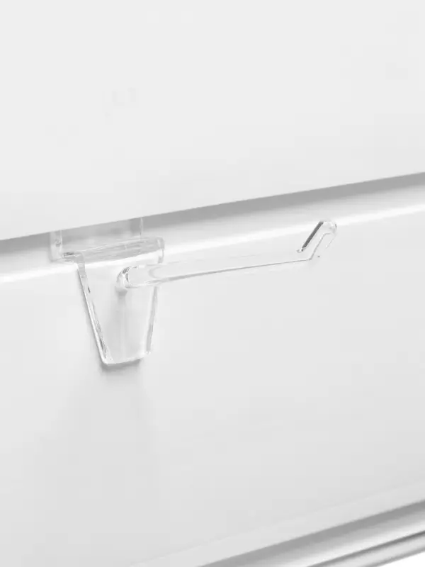 Крючок для экономпанелей пластиковый, d=6 мм, L=10 см, цвет прозрачный