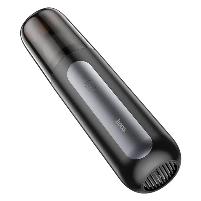 Портативный автомобильный пылесос Hoco ZP1, 4000 мАч, 55 Вт, 120 мл, чёрно - серый Портативный автомобильный пылесос Hoco ZP1, 4000 мАч, 55 Вт, 120 мл, чёрно - серый