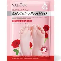 Отшелушивающая маска-носки для ног Sadoer, роза, 35 г
