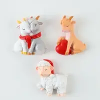 Набор магнитов "Новогодний", 3 шт, 5.5 х 5 см