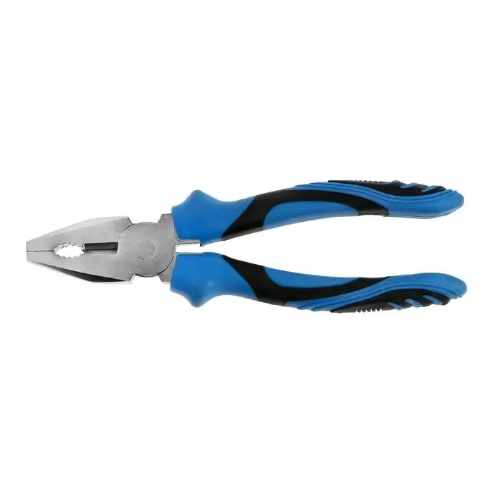 Плоскогубцы комбинированные ТУНДРА, сталь 45, никелированные, 2К рукоятки, 200 мм Плоскогубцы комбинированные ТУНДРА, сталь 45, никелированные, 2К рукоятки, 200 мм