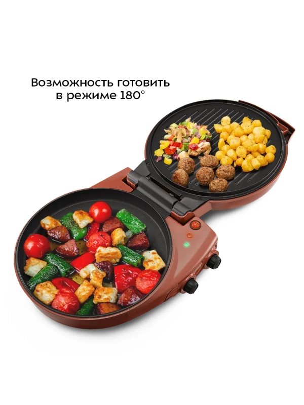 Пиццамейкер электрический КТ-4636 - 28,5 см - 1800 Вт Пиццамейкер электрический КТ-4636 - 28,5 см - 1800 Вт