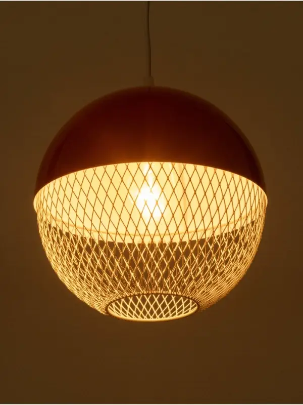 Светильник потолочный BayerLux Lina, 1&times;40 Вт, Е27, алый, 26&times;26&times;32 см