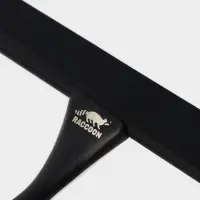 Водосгон из нержавеющей стали с комплектом держателей, 25&times;16 см, 304 сталь, чёрный