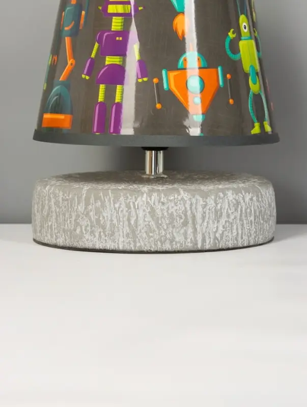 Лампа настольная RISALUX &laquo;Суше&raquo;, E27, 40 Вт, серая, 20&times;20&times;23 см