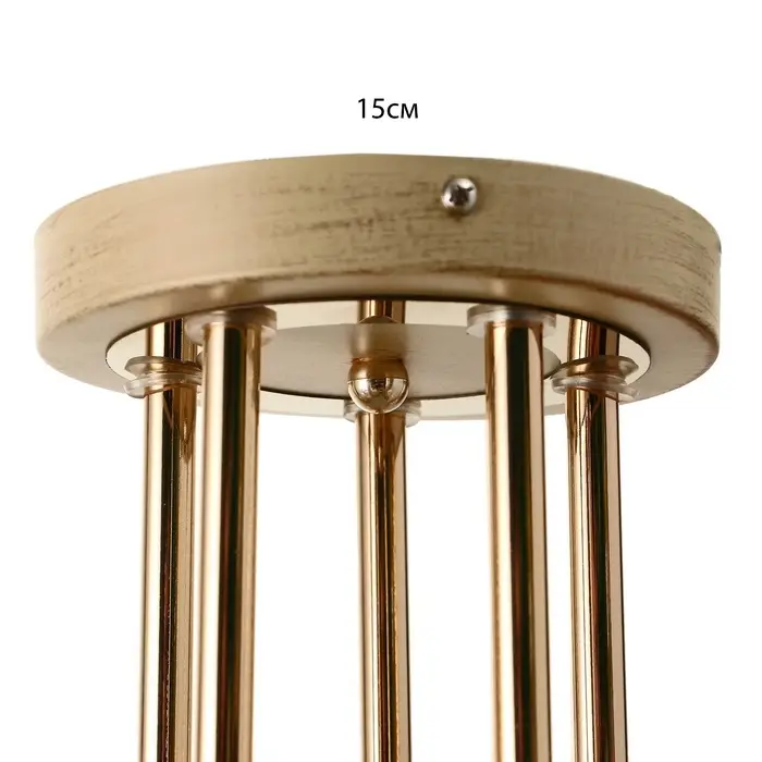 Светильник потолочный BayerLux &laquo;Фрези&raquo;, 5&times;Е27, 40 Вт, золото, 58&times;58&times;28 см