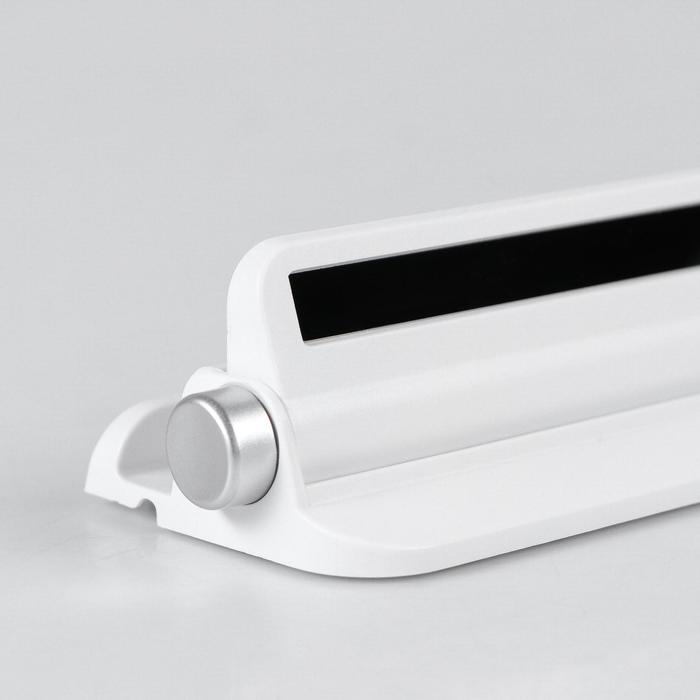 Табличка для номера телефона поворотная, люминесцентные цифры, белый Табличка для номера телефона поворотная, люминесцентные цифры, белый