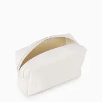 Косметичка дор Одноцвет, 16*5*10, отдел на молнии, белый