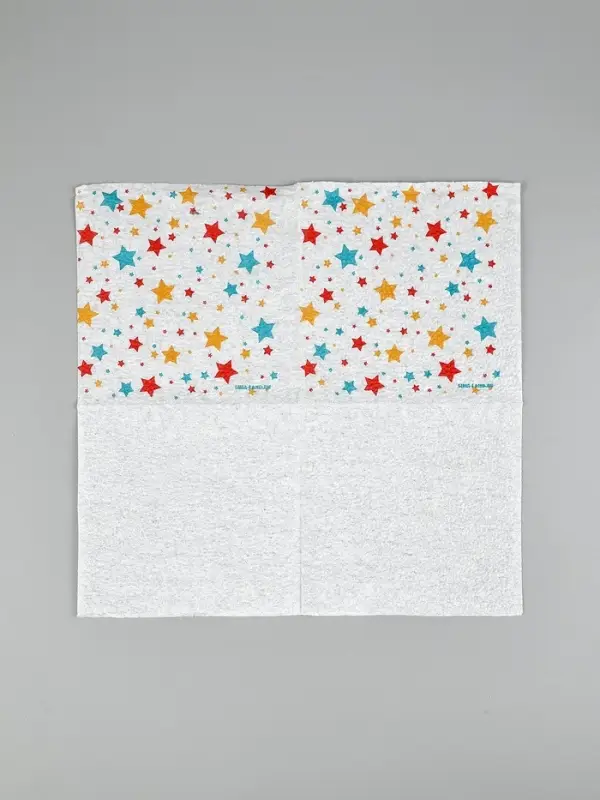Салфетки бумажные однослойные «Звезды», 24×24 см, 50 шт. Салфетки бумажные однослойные «Звезды», 24×24 см, 50 шт.