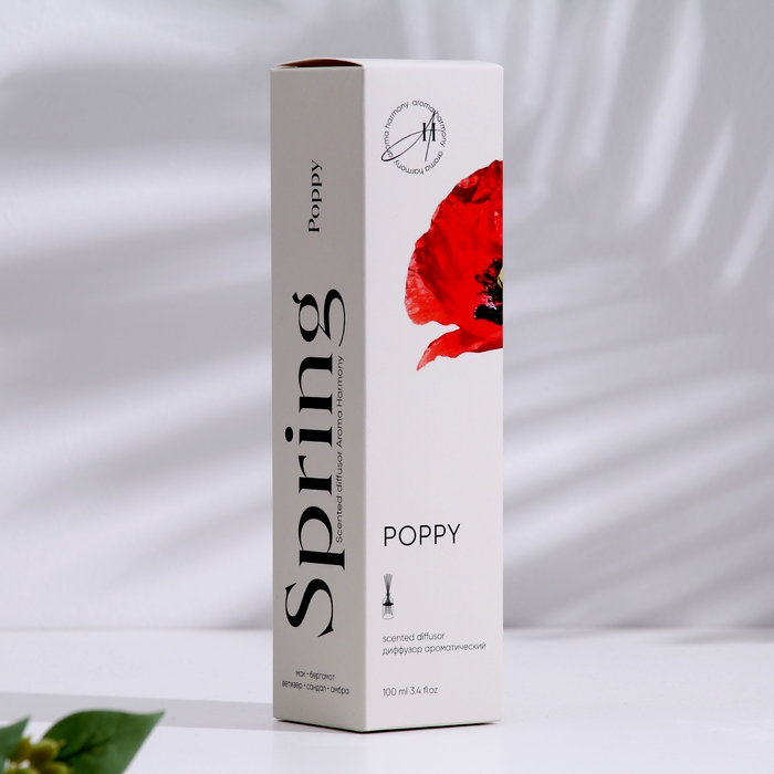 Диффузор ароматический, Диффузор ароматический, "Poppy", мак, 100 мл