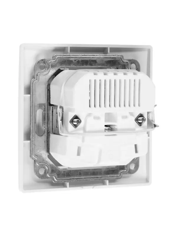 Розетка одноместная с 2&times;USB TANGO, 16 А, 250 В, IP 20, с заземлением, белая