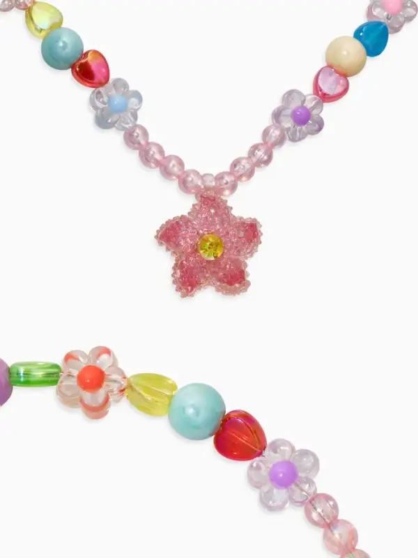 Комплект детский «Выбражулька» 3 предмета, клипсы, бусы, ободок, крлики, цветной Комплект детский «Выбражулька» 3 предмета, клипсы, бусы, ободок, крлики, цветной