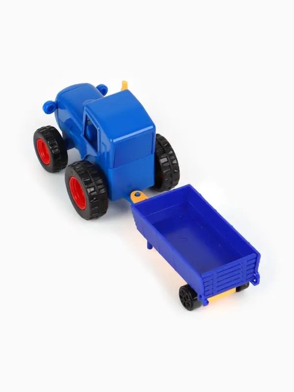 Игрушка трактор с телегой