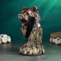 Подставка для бутылки &laquo;Медведь&raquo;, гипс